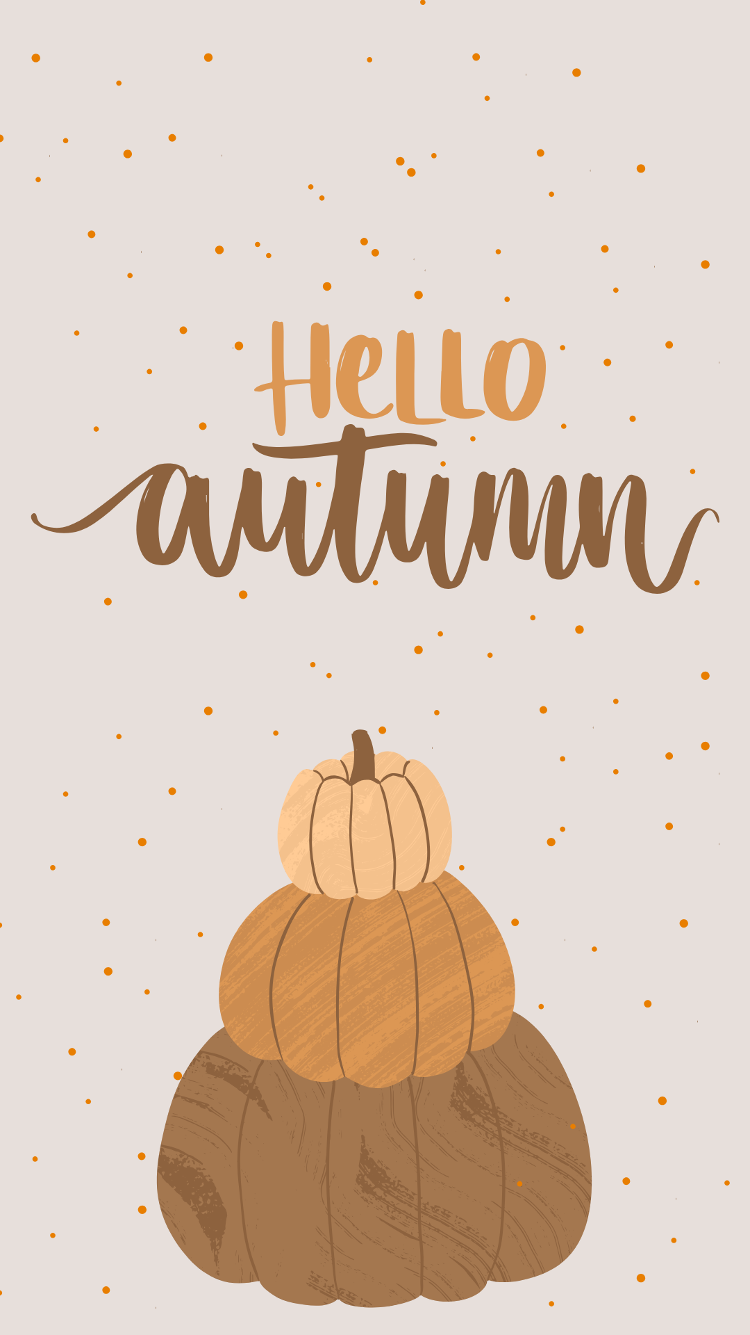 Pumpkin with sparkles surounding in pastel colours.